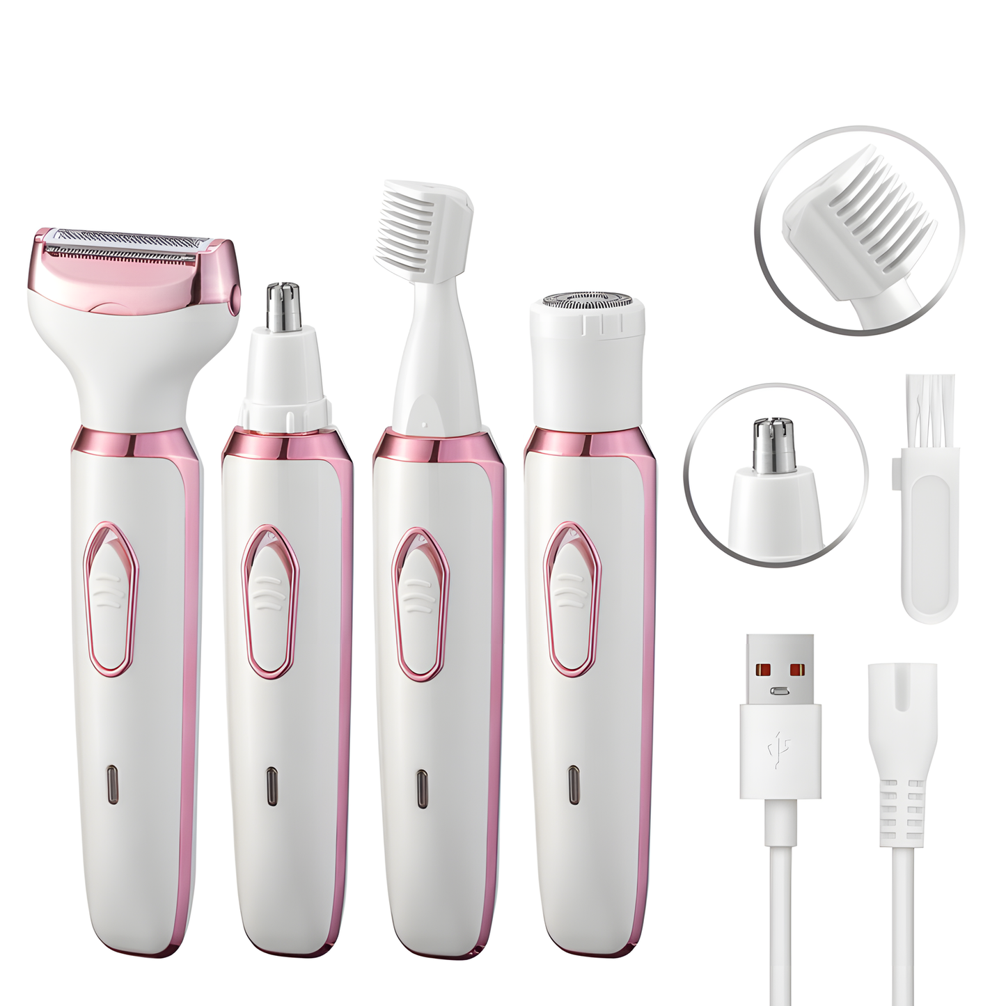 Veloura Noir 4-in-1 Women's Body Grooming Set