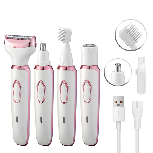 Veloura Noir 4-in-1 Women's Body Grooming Set