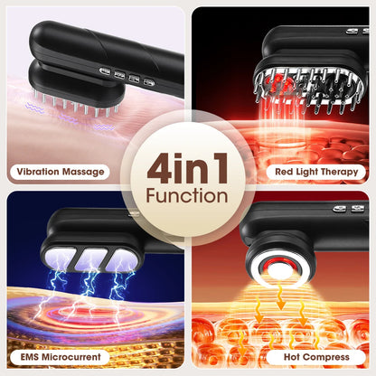 Veloura noir Electric Scalp Comb EMS