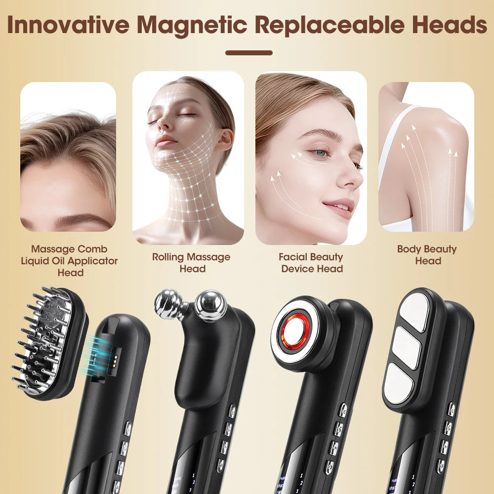 Veloura noir Electric Scalp Comb EMS