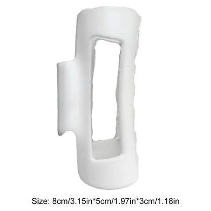 Veloura Noir Cloud Claw Clips — Large Silicone Hair Clips (Set of 4)